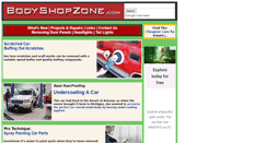 Desktop Screenshot of bodyshopzone.com